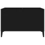 Mueble para discos madera contrachapada negro 74,5x38x48 cm de vidaXL, Almacenamiento para CD y DVD - Ref: Foro24-831966, Pre...
