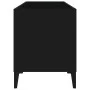 Mueble para discos madera contrachapada negro 74,5x38x48 cm de vidaXL, Almacenamiento para CD y DVD - Ref: Foro24-831966, Pre...