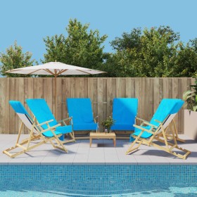 Toallas de playa 6 uds tela turquesa 400 g/m² 60x135 cm de vidaXL, Toallas de playa - Ref: Foro24-3157061, Precio: 66,67 €, D...