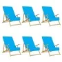 Toallas de playa 6 uds tela turquesa 400 g/m² 60x135 cm de vidaXL, Toallas de playa - Ref: Foro24-3157061, Precio: 74,92 €, D...