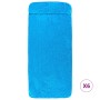 Toallas de playa 6 uds tela turquesa 400 g/m² 60x135 cm de vidaXL, Toallas de playa - Ref: Foro24-3157061, Precio: 66,67 €, D...