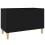 Mueble para discos madera contrachapada negro 74,5x38x48 cm de vidaXL, Almacenamiento para CD y DVD - Ref: Foro24-831958, Pre...