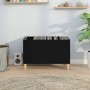 Mueble para discos madera contrachapada negro 74,5x38x48 cm de vidaXL, Almacenamiento para CD y DVD - Ref: Foro24-831958, Pre...
