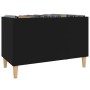Mueble para discos madera contrachapada negro 74,5x38x48 cm de vidaXL, Almacenamiento para CD y DVD - Ref: Foro24-831958, Pre...
