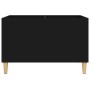 Mueble para discos madera contrachapada negro 74,5x38x48 cm de vidaXL, Almacenamiento para CD y DVD - Ref: Foro24-831958, Pre...