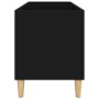 Mueble para discos madera contrachapada negro 74,5x38x48 cm de vidaXL, Almacenamiento para CD y DVD - Ref: Foro24-831958, Pre...