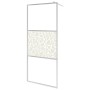 Mampara ducha con estante vidrio ESG y aluminio cromo 90x195 cm de vidaXL, Paredes y mamparas de ducha - Ref: Foro24-3185498,...