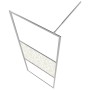 Mampara ducha con estante vidrio ESG y aluminio cromo 90x195 cm de vidaXL, Paredes y mamparas de ducha - Ref: Foro24-3185498,...