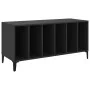 Mueble para discos madera contrachapada negro 100x38x48 cm de vidaXL, Almacenamiento para CD y DVD - Ref: Foro24-831982, Prec...