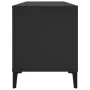 Mueble para discos madera contrachapada negro 100x38x48 cm de vidaXL, Almacenamiento para CD y DVD - Ref: Foro24-831982, Prec...