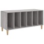 Mueble para discos madera contrachapada gris Sonoma 100x38x48cm de vidaXL, Almacenamiento para CD y DVD - Ref: Foro24-831979,...