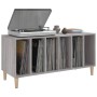 Mueble para discos madera contrachapada gris Sonoma 100x38x48cm de vidaXL, Almacenamiento para CD y DVD - Ref: Foro24-831979,...
