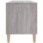 Mueble para discos madera contrachapada gris Sonoma 100x38x48cm de vidaXL, Almacenamiento para CD y DVD - Ref: Foro24-831979,...