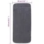 Toallas de playa 6 uds tela gris antracita 400 g/m² 60x135 cm de vidaXL, Toallas de playa - Ref: Foro24-3157055, Precio: 65,8...