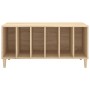 Mueble discos madera contrachapada roble Sonoma 100x38x48 cm de vidaXL, Almacenamiento para CD y DVD - Ref: Foro24-831976, Pr...