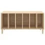 Mueble discos madera contrachapada roble Sonoma 100x38x48 cm de vidaXL, Almacenamiento para CD y DVD - Ref: Foro24-831976, Pr...