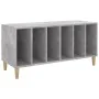 Plywood gray concrete record cabinet 100x38x48 cm by vidaXL, CD and DVD storage - Ref: Foro24-831977, Price: 65,15 €, Discoun...
