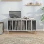 Plywood gray concrete record cabinet 100x38x48 cm by vidaXL, CD and DVD storage - Ref: Foro24-831977, Price: 65,15 €, Discoun...