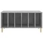 Plywood gray concrete record cabinet 100x38x48 cm by vidaXL, CD and DVD storage - Ref: Foro24-831977, Price: 65,15 €, Discoun...