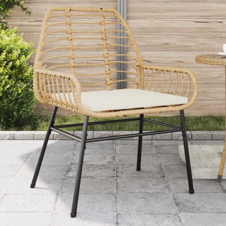 Sillones de jardín con cojines 2 uds ratán sintético marrón en Sillas de jardín | Comprar online en Foru.es