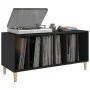 Black plywood record cabinet 100x38x48 cm by vidaXL, CD and DVD storage - Ref: Foro24-831974, Price: 67,71 €, Discount: %