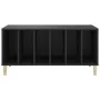 Black plywood record cabinet 100x38x48 cm by vidaXL, CD and DVD storage - Ref: Foro24-831974, Price: 67,71 €, Discount: %