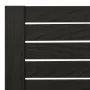 Tumbona doble de polipropileno negro 155x138x83 cm de vidaXL, Tumbonas - Ref: Foro24-364150, Precio: 336,30 €, Descuento: %