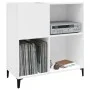 White plywood record cabinet 84.5x38x89 cm by vidaXL, CD and DVD storage - Ref: Foro24-831997, Price: 73,52 €, Discount: %