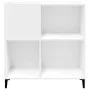 White plywood record cabinet 84.5x38x89 cm by vidaXL, CD and DVD storage - Ref: Foro24-831997, Price: 73,52 €, Discount: %