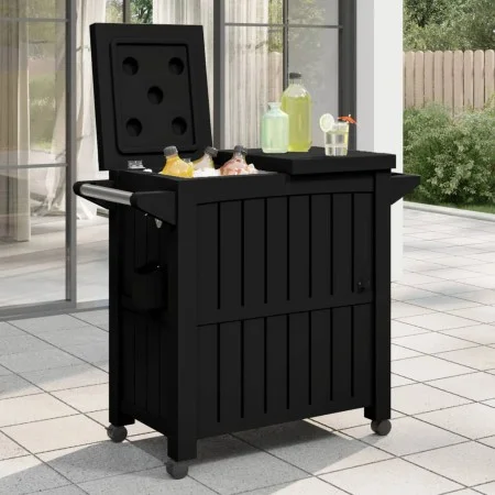 Carrito de servicio 3 en 1 polipropileno negro de vidaXL, Carros de cocina y comedor - Ref: Foro24-364169, Precio: 337,94 €, ...