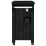 Carrito de servicio 3 en 1 polipropileno negro de vidaXL, Carros de cocina y comedor - Ref: Foro24-364169, Precio: 337,94 €, ...