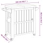 Carrito de servicio 3 en 1 polipropileno negro de vidaXL, Carros de cocina y comedor - Ref: Foro24-364169, Precio: 345,13 €, ...