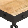 Mesa de centro con ruedas madera maciza de mango 100x55x26 cm en Mesas de centro | Comprar online en Foru.es
