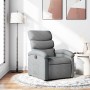 Sillón reclinable de tela gris claro en Sillones | Comprar online en Foru.es