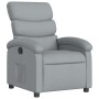 Sillón reclinable de tela gris claro en Sillones | Comprar online en Foru.es