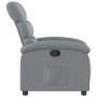 Sillón reclinable de tela gris claro en Sillones | Comprar online en Foru.es