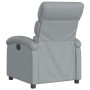 Sillón reclinable de tela gris claro en Sillones | Comprar online en Foru.es