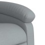 Sillón reclinable de tela gris claro en Sillones | Comprar online en Foru.es