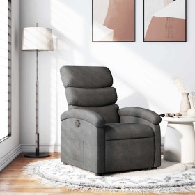 Sillón reclinable de tela gris oscuro en Sillones | Comprar online en Foru.es