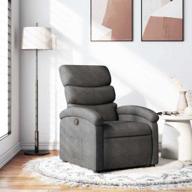 Sillón reclinable de tela gris oscuro en Sillones | Comprar online en Foru.es