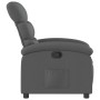 Sillón reclinable de tela gris oscuro en Sillones | Comprar online en Foru.es