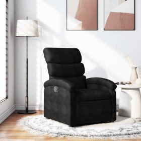 Sillón reclinable de tela negro en Sillones | Comprar online en Foru.es
