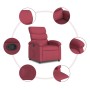 Sillón reclinable de tela rojo tinto en Sillones | Comprar online en Foru.es