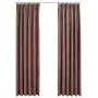 Blackout curtains hooks 2 pcs old pink velvet 140x245 cm by vidaXL, Curtains and curtains - Ref: Foro24-134526, Price: 47,18 ...