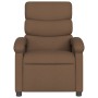 Sillón reclinable de tela marrón en Sillones | Comprar online en Foru.es