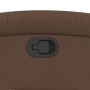 Sillón reclinable de tela marrón en Sillones | Comprar online en Foru.es