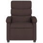 Sillón reclinable de tela marrón oscuro en Sillones | Comprar online en Foru.es