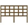 Honey brown solid pine wood bed headboard 156x4x100 cm by vidaXL, Headboards and footboards - Ref: Foro24-817898, Price: 47,8...
