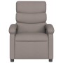 Sillón reclinable de tela gris taupe en Sillones | Comprar online en Foru.es