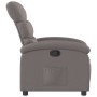 Sillón reclinable de tela gris taupe en Sillones | Comprar online en Foru.es